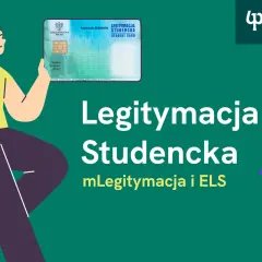 Dziewczyna trzyma legitymację studencką Politechniki Białostockiej. To Twoja mLegitymacja i ELS!