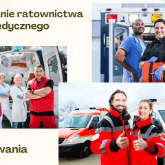 Zespół ratownictwa medycznego, gotowy do akcji. Studia nad ratownictwem medycznym to ścieżka dla odważnych.